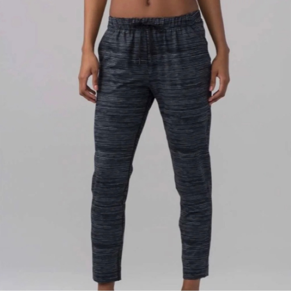 lululemon athletica Black Heathered Jogger Pants